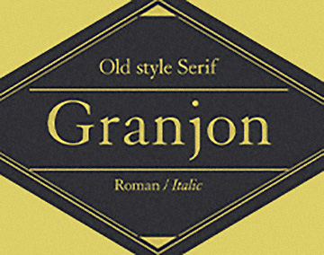 Granjon 사용 예시