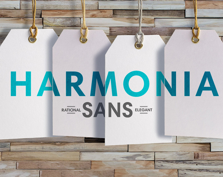 Harmonia Sans 사용 예시