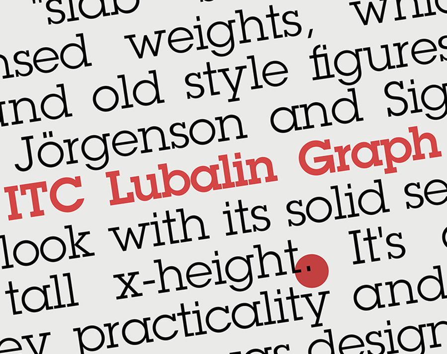 ITC Lubalin Graph 사용 예시